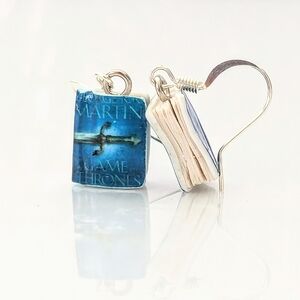 Game Of Thrones Mini Book Earrings